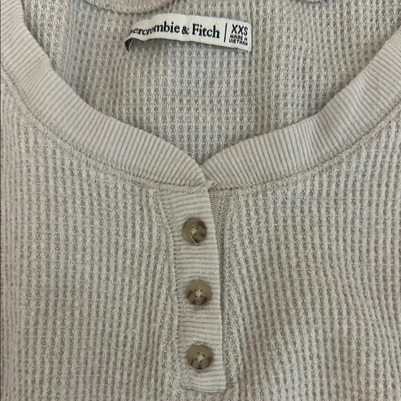 Abercrombie & Fitch Cream Women's two piece lounge set - Picture 4 of 5